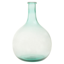 Avana Teal 36Cm Glass Table Vase