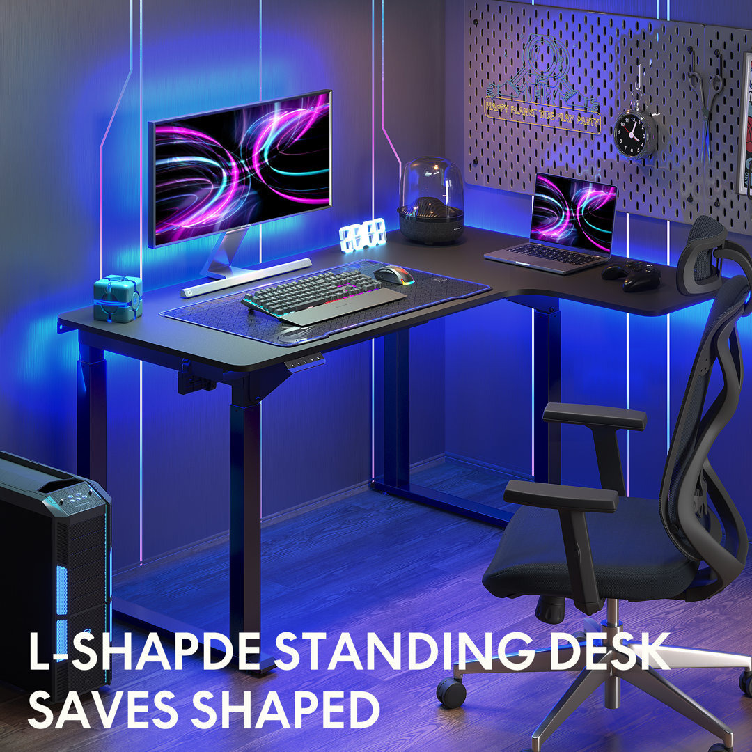 Aryahna L-shaped Standing Desk