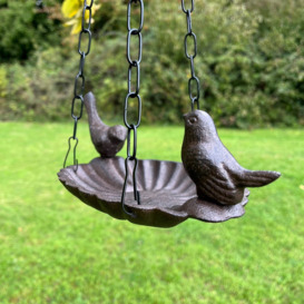 Briadale Cast Iron Hanging Birdbath