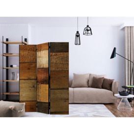 135cm W x 172cm H 3 - Panel Wood Folding Room Divider
