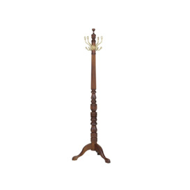 Borup Solid Wood Free-standing 4 - Hook Coat Stand