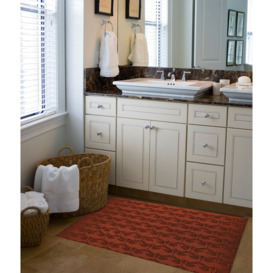 Dragonfly Silhouette Rectangle Bath Mat