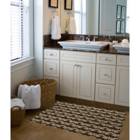 Dragonfly Silhouette Rectangle Bath Mat