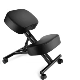 Adeli Adjustable Height Ergonomic Kneeling Chair with Wheels