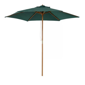 Brenlee 250cm Traditional Parasol with Pulley Lift