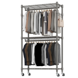 Everley 90cm Rolling Clothes Rack