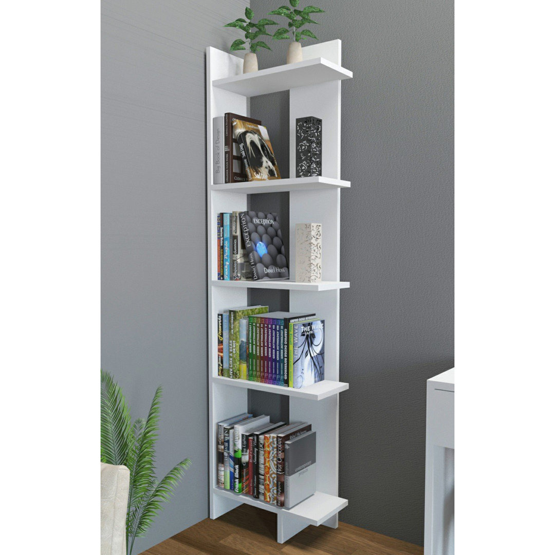 Adriel 170cm H x 45cm W Corner Bookcase
