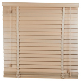 Real Wood Venetian Blinds Horizontal Wooden Slat Valance Hanging Window Privacy 1