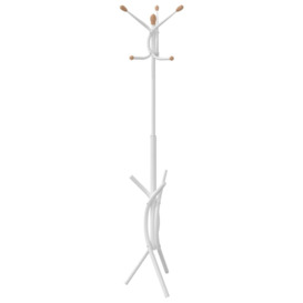 Marlow Home Co. Coat Stand White 176 Cm Powder-Coated Iron