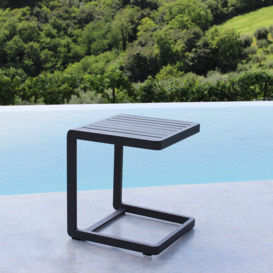 Monzell Rectangular 40cm L Outdoor Side Table
