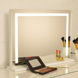 Lighted Free Standing Makeup Mirror