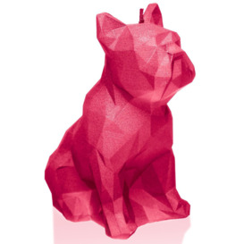 Bulldog Low Poly Unscented Novelty Candle