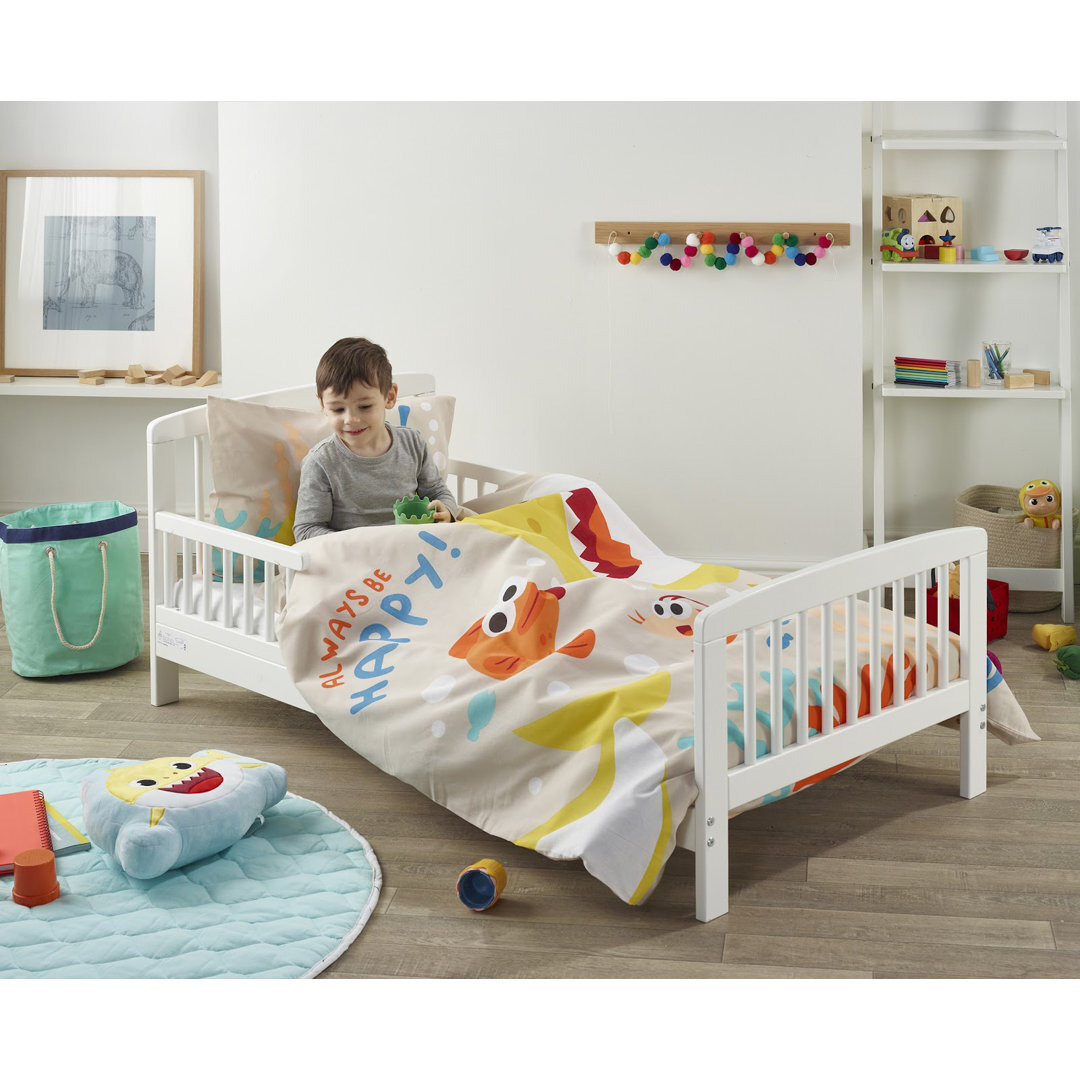Official Brands European Toddler (70 X 160Cm) Solid Wood Bed Frame