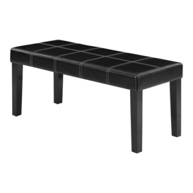 Colombo Faux Leather Bench