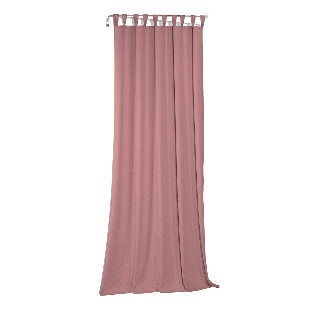 Salley Tab Top Curtain Single Panel, opaque