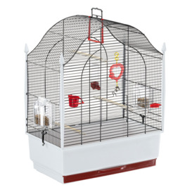 63.5Cm Dome Top Hanging Bird Cage with Perch