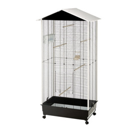 161.5Cm Pointed Top Floor Bird Cage with Wheels