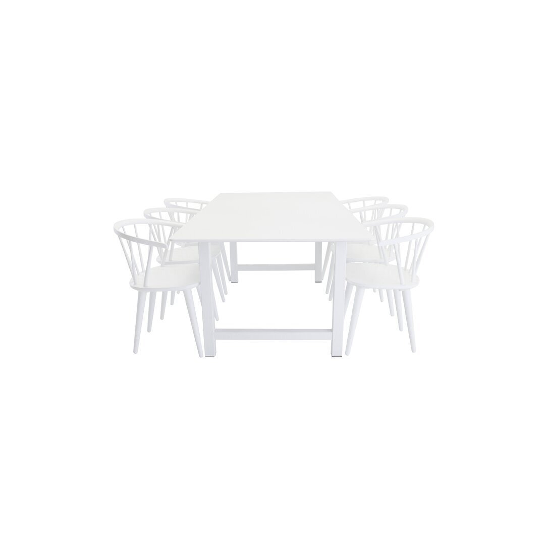 Trumann Dining Set with 6 Chairs