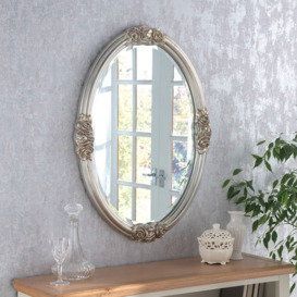 Astoria Oval Framed Wall Mounted Accent Mirror