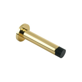 Cylinder Brass Skirting Fixed Door Stop
