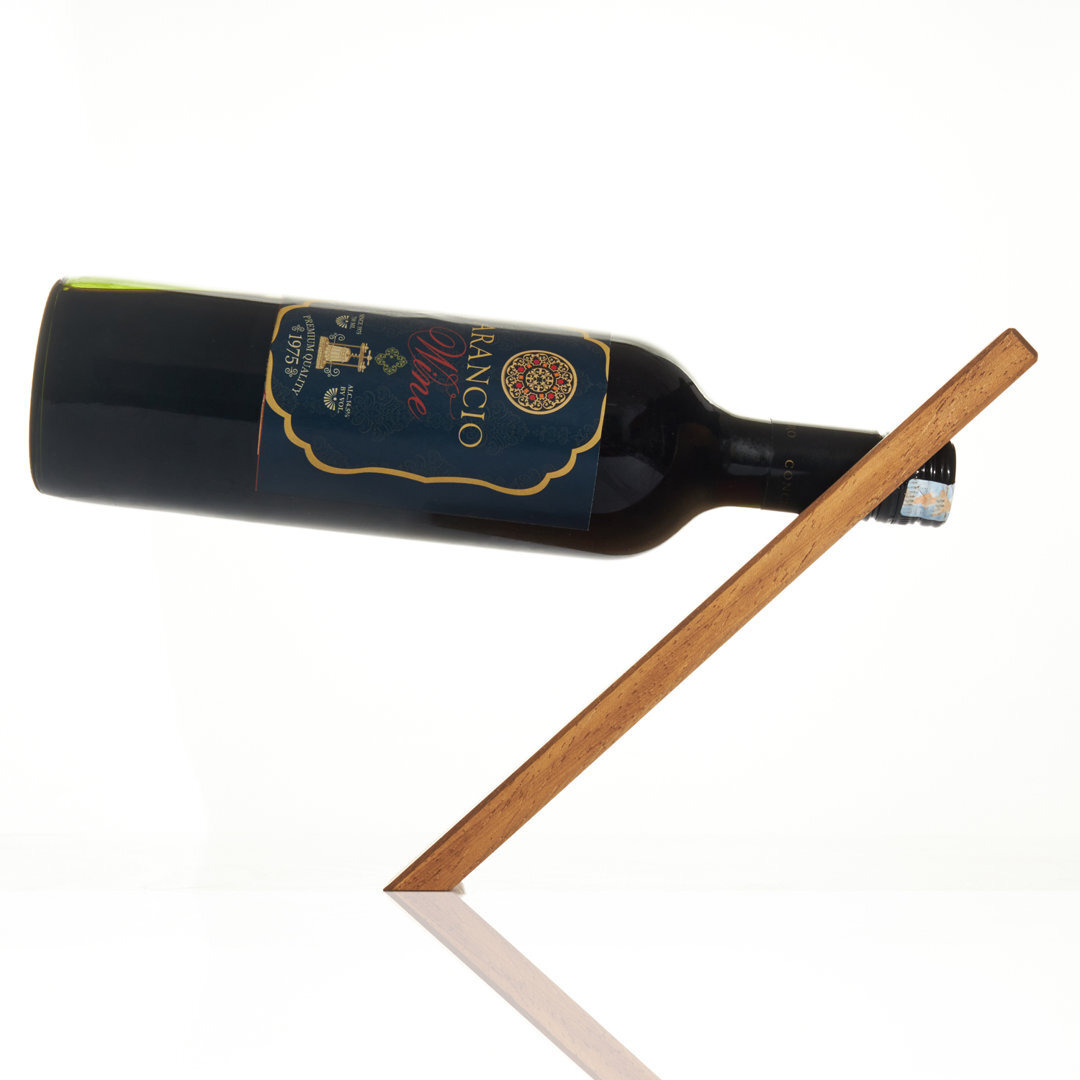 Tabletop/Countertop Wine Bottle Rack in Brown