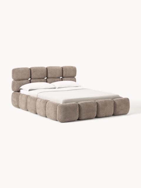 Upholstered Teddy Bouclé Bed Tayla - image 1