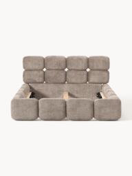 Upholstered Teddy Bouclé Bed Tayla - thumbnail 9