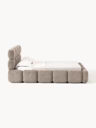 Upholstered Teddy Bouclé Bed Tayla - thumbnail 4