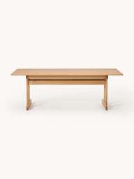 Extendable Oak Wood Dining Table Brynn, in various sizes - thumbnail 2