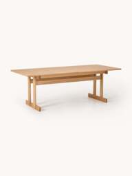 Extendable Oak Wood Dining Table Brynn, in various sizes - thumbnail 1