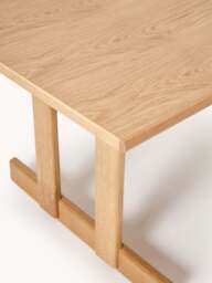 Extendable Oak Wood Dining Table Brynn, in various sizes - thumbnail 6