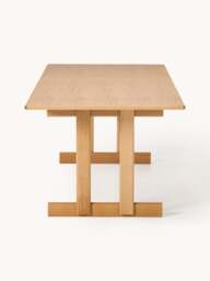 Extendable Oak Wood Dining Table Brynn, in various sizes - thumbnail 4