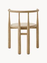 Oak Wood Dining Chair Bukowski with Armrests - thumbnail 6