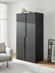 Modular Hinged Door Wardrobe Leon, 100 cm Wide, in various sizes - thumbnail 9