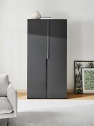 Modular Hinged Door Wardrobe Leon, 100 cm Wide, in various sizes - thumbnail 2