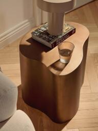 Metal Side Table Dale in Organic Shape - thumbnail 8