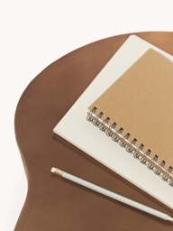 Metal Side Table Dale in Organic Shape - thumbnail 6