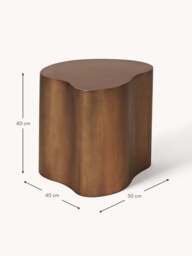 Metal Side Table Dale in Organic Shape - thumbnail 9