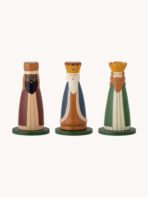 Christmas Candle Holders Betiel, Set of 3
