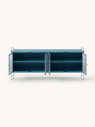 Metal Sideboard Robyn with Glass Front - thumbnail 3
