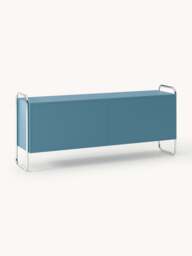Metal Sideboard Robyn with Glass Front - thumbnail 5