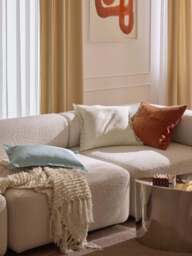 Velvet Cushion Cover Fiona with A Fine Line Structure - thumbnail 7