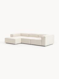 Linen Blend Modular Corner Sofa Lennon (4-seater) - thumbnail 2