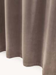 Velvet Dim-Out Multi-Band Curtains Rush, Set of 2, W 135 cm - thumbnail 4