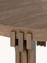 Round Oak Wood Dining Table Nolan, in various sizes - thumbnail 4