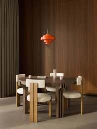 Round Oak Wood Dining Table Nolan, in various sizes - thumbnail 6