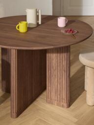 Round Oak Wood Dining Table Jolka, Ø 120 cm - thumbnail 9