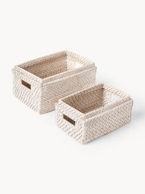 Storage Baskets Lurdes with Lids, Set of 2 - image 1