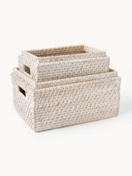 Storage Baskets Lurdes with Lids, Set of 2 - thumbnail 3