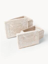 Storage Baskets Lurdes with Lids, Set of 2 - thumbnail 2